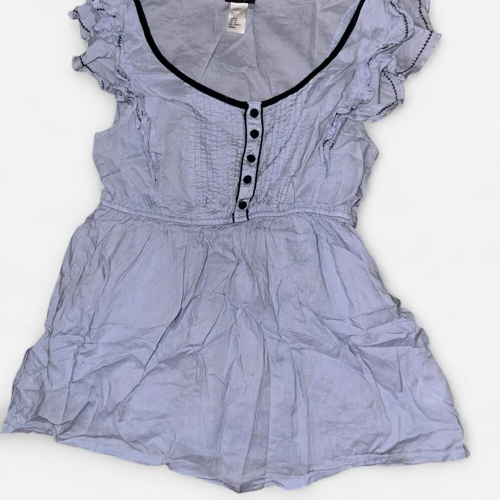 H&m Women's Blue Blouse - Picture 3 of 7
